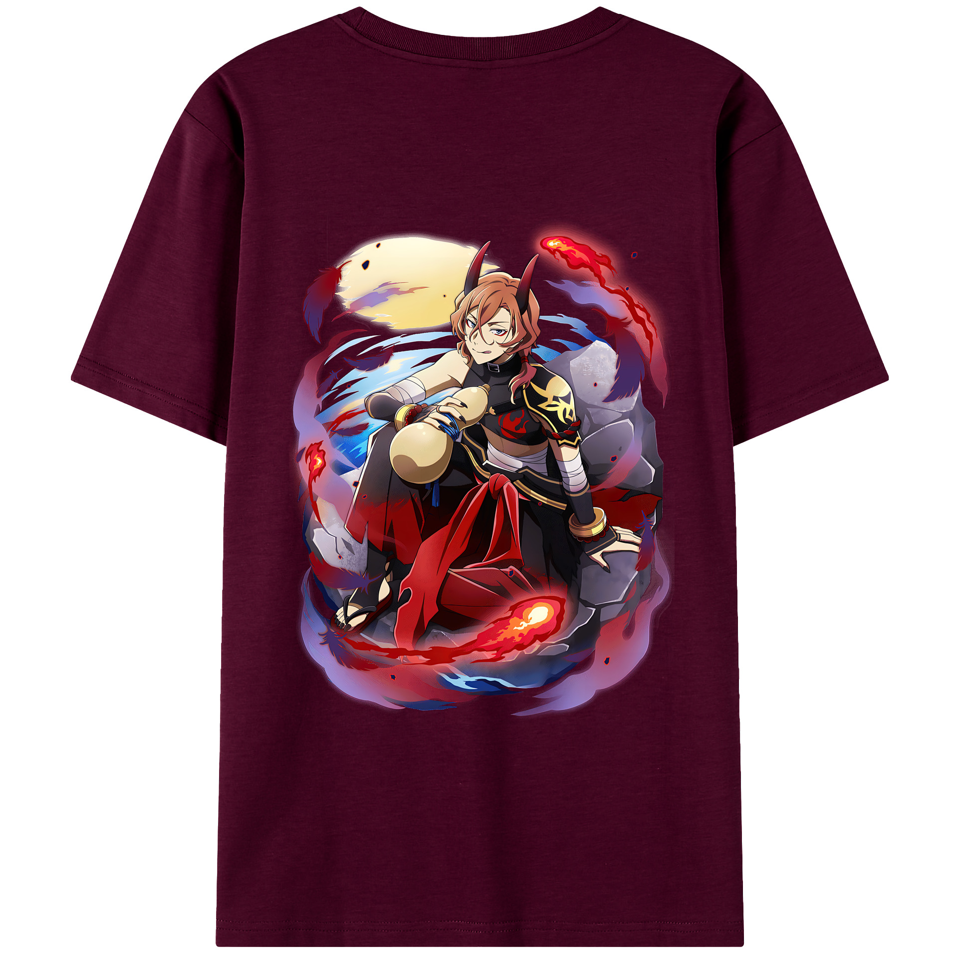 （画像用） 文豪ストレイドッグス Bungo Stray Dogs レディース半袖Tシャツ(バックプリント)